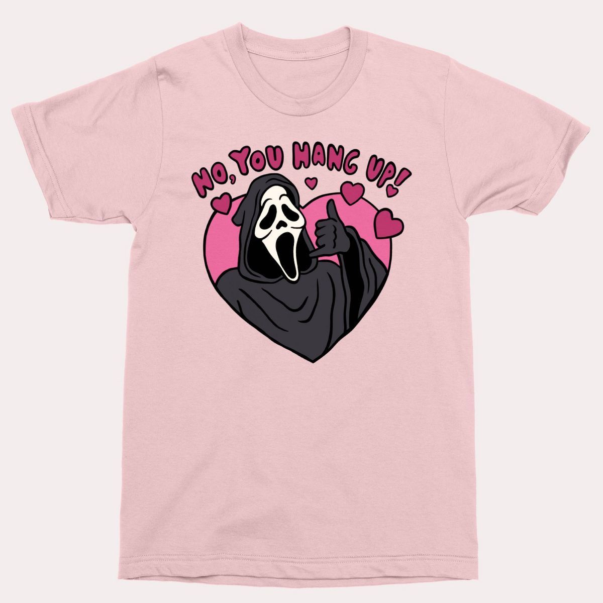 Men's Ghostface Hang Up Short Sleeve Graphic T-Shirt - Pink | Target