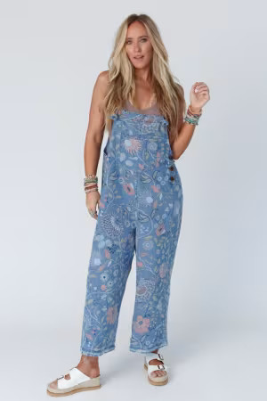 High Hopes Slouchy Denim Overalls — Three Bird Nest | Three Bird Nest