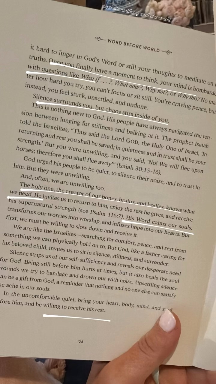 Word before world!
Truth… 

Lord, calm my heart and lead my day! Amen!

#LTKdayinmylife #LTKmorningroutine #LTKselfcare