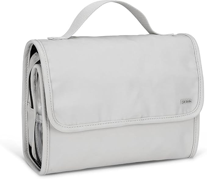 ROOTS Hanging Toiletries Bag for Travel – Foldable with 4 Zippered Compartments, Wet Pocket, Do... | Amazon (CA)