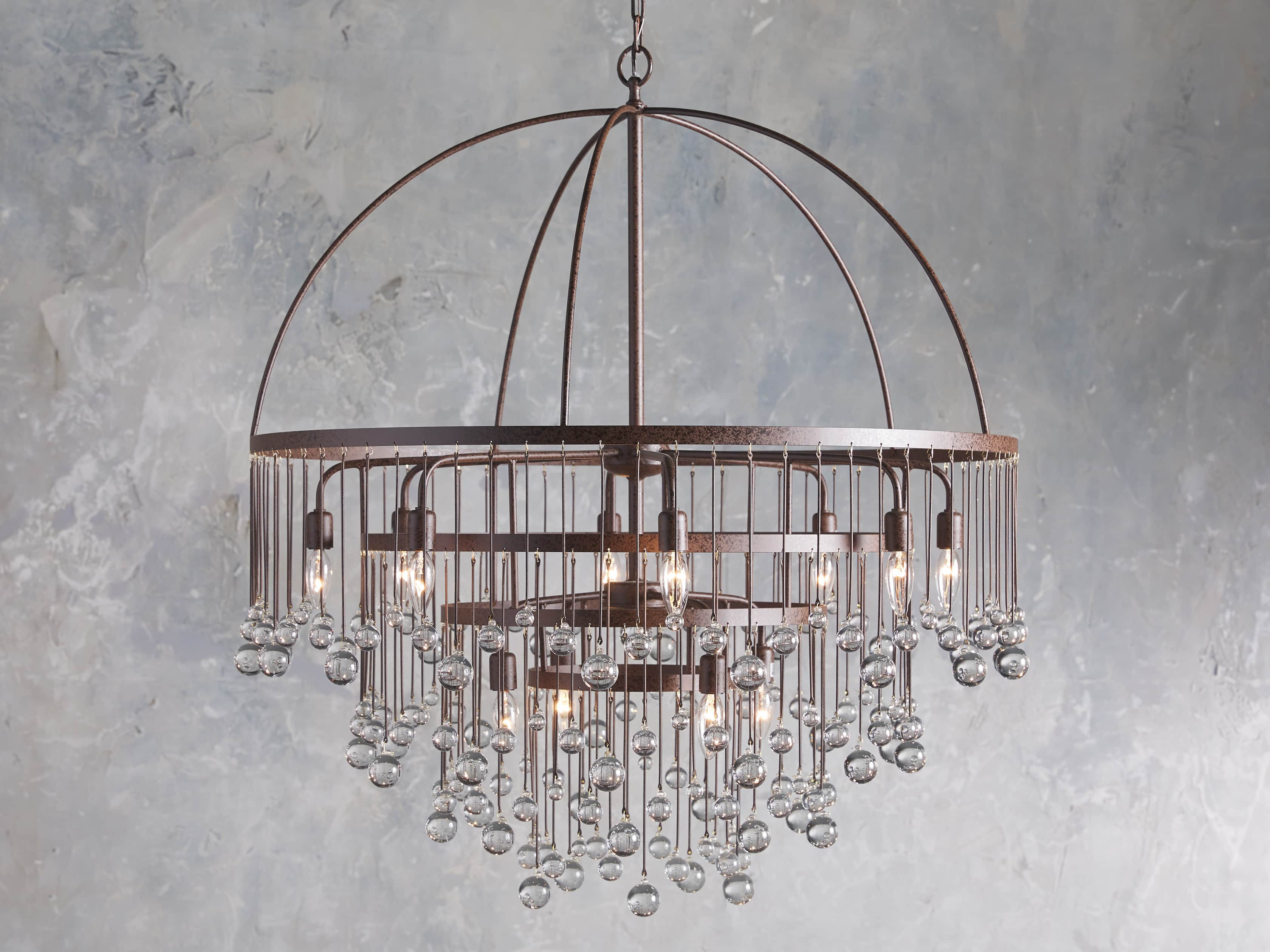 Aubrey 4 Tier Chandelier | Arhaus