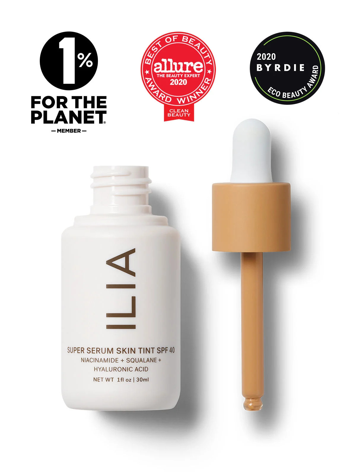 ILIA Beauty Super Serum Skin Tint SPF 40 - Baikal ST9.5 | Shop.app