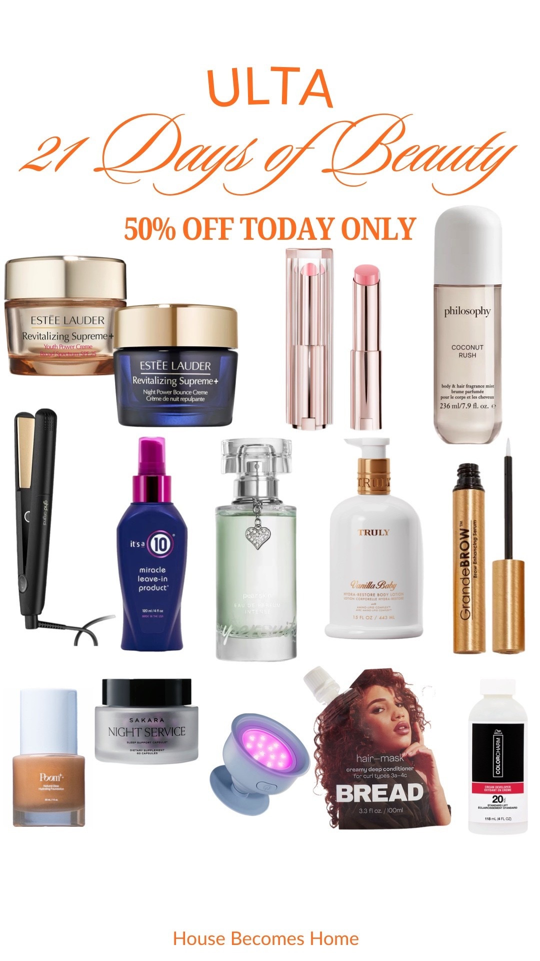Ulta 50% off today only!!




#LTKBeauty #LTKSaleAlert #LTKmomlife