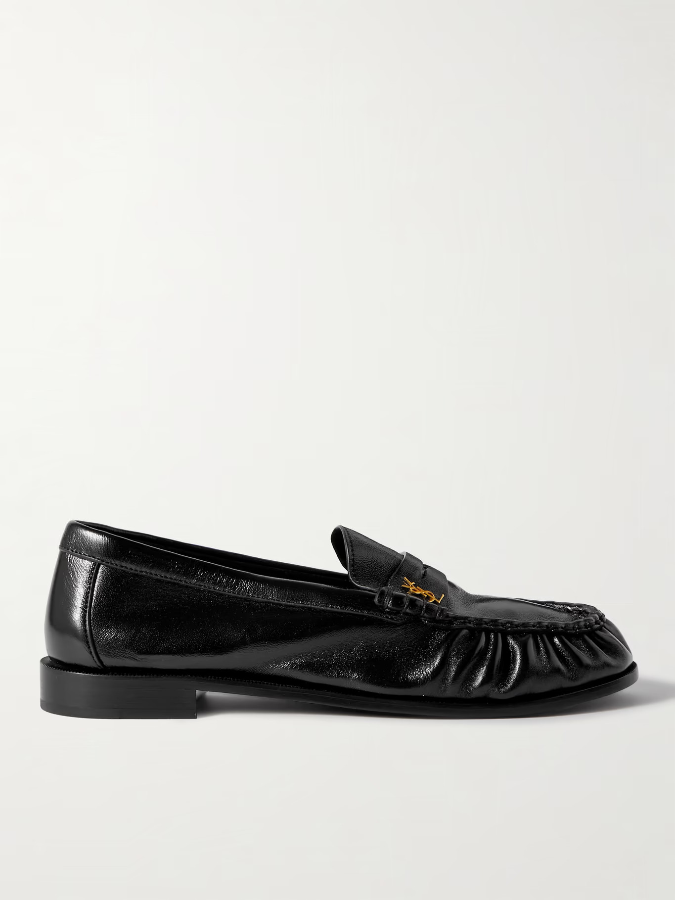 Le Loafer Monogram Logo-Appliquéd Leather Penny Loafers | Mr Porter (US & CA)