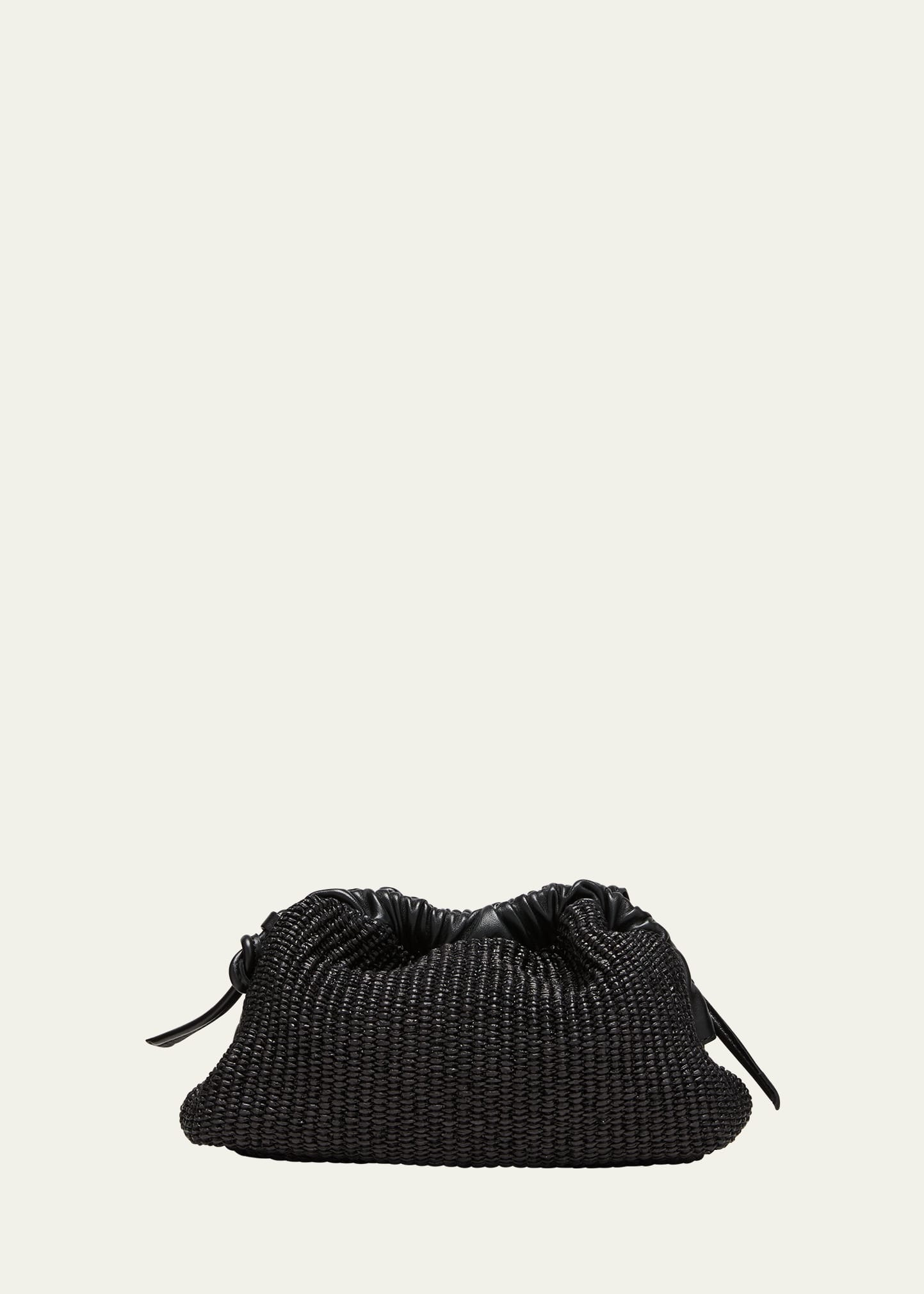 Mansur Gavriel Cloud Mini Raffia Clutch Bag | Bergdorf Goodman