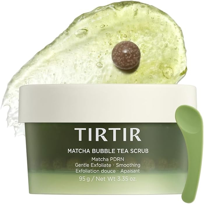 TIRTIR Matcha PDRN Bubble Tea Scrub | Soft Low-pH 6.6 Exfoliator, 5,000ppm Vegan Matcha PDRN, 6 C... | Amazon (US)