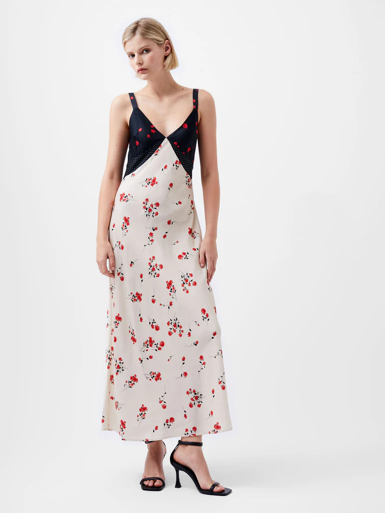 Floramour Ennis Eco Satin Slip Dress | French Connection (UK)