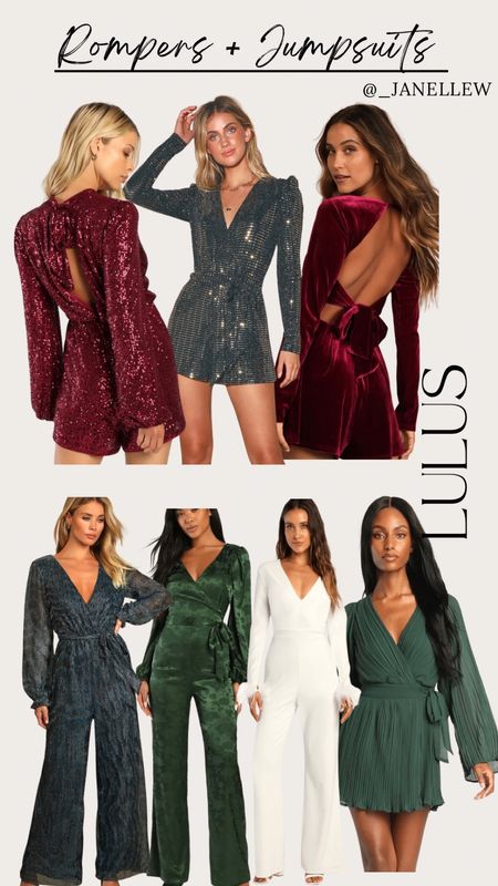 Sparkle and shine this holiday season and New Years!! 🎄🥂

•Follow for more holiday looks!!•

#jumpsuits #rompers #newyears #holidayoutfits #sequins #lulus

#LTKunder100 #LTKHoliday #LTKSeasonal