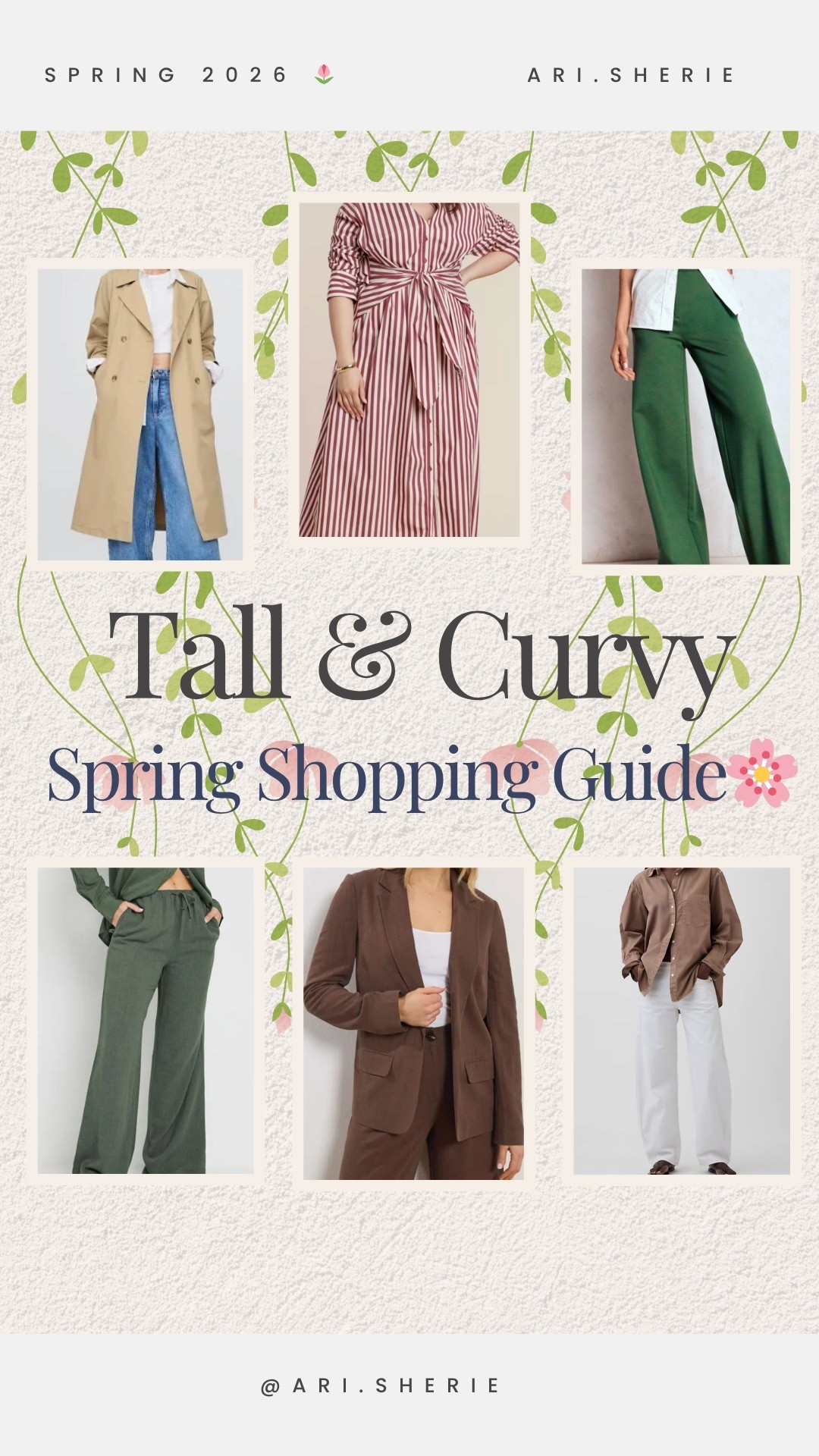 
Tall & curvy spring wardrobe… but make it actually flattering 🤍✨

Save this & follow for more tall girl style guides ✨

tall and curvy outfits
spring wardrobe essentials
plus size tall fashion
flattering outfits tall women
spring capsule wardrobe

#TallAndCurvy
#TallGirlStyle #SpringWardrobe
#CurvyStyleTallGirlFashion

#LTKTall #LTKgrwm #LTKootd