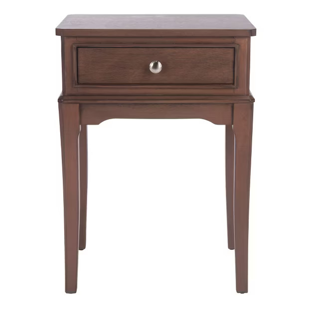 Opal 1 Drawer Accent Table Brown - Safavieh | Target
