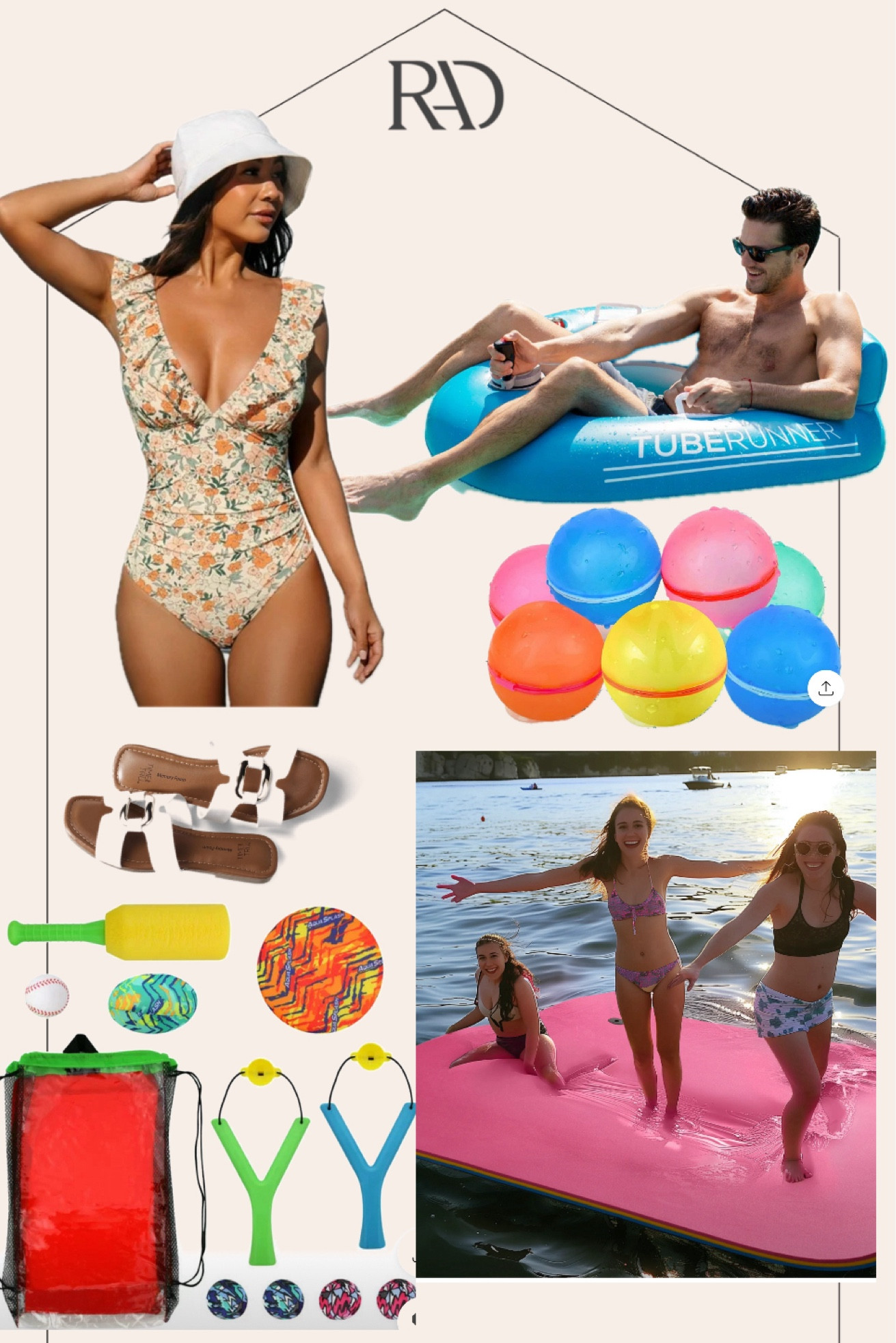 Summer fun at the pool or lake! Our family favorite water toys! Walmart+ Week savings for members only on gas, travel, delivery, and more! 
Free express delivery on surprised for your kids! 
Motorized pool/lake tubes
Giant water mats are so fun at the lake
Reusable water balloons - kids use them all summer outside 
Pool toys and diving rings 
One piece cupshe swimsuit 
#walmartplus #walmartpartner @walmart

#LTKFamily #LTKxWalmart #LTKSwim