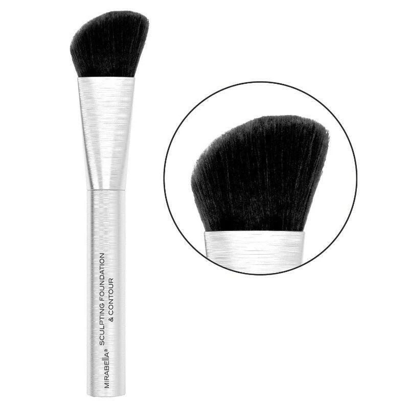 Sculpting Foundation & Contour Professional Makeup Brush | Mirabella 