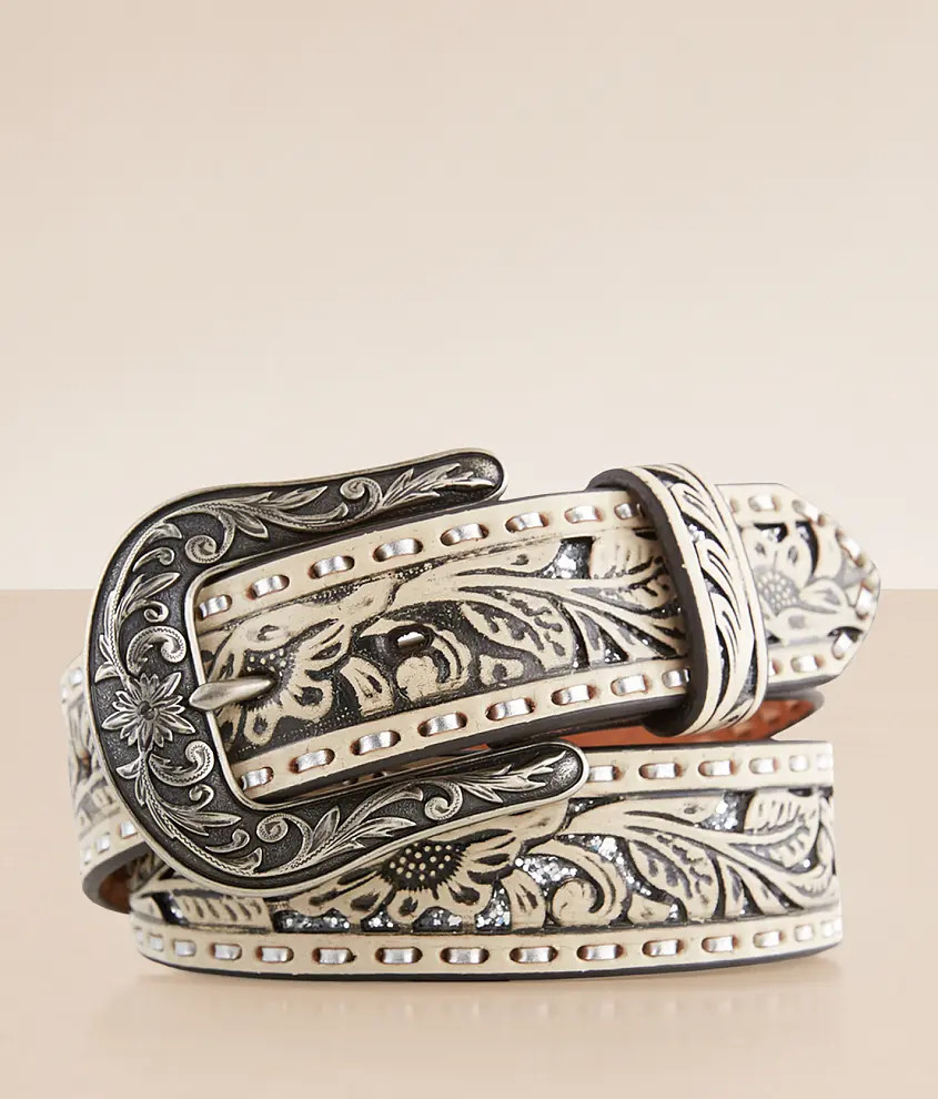 Embossed Leather Belt | Buckle