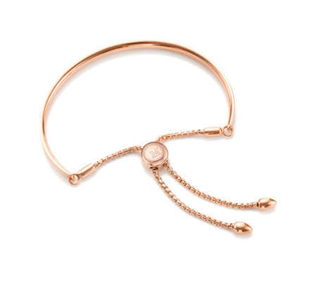 Fiji Friendship Petite Chain Bracelet, Rose Gold Vermeil on Silver | Monica Vinader (US)