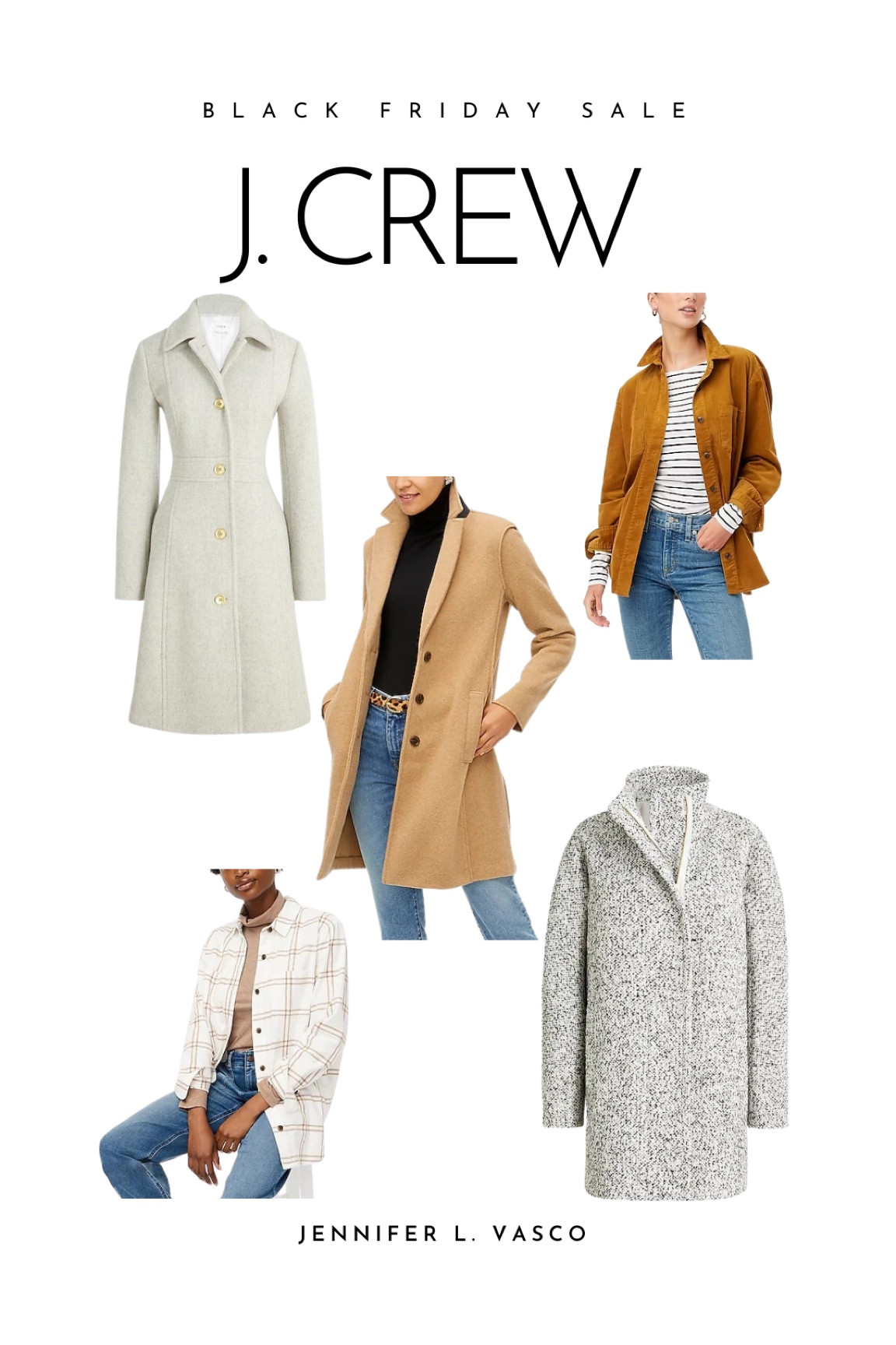 Outerwear is 60% off today only for J. Crew Black Friday sale!

#LTKSeasonal #LTKsalealert #LTKworkwear