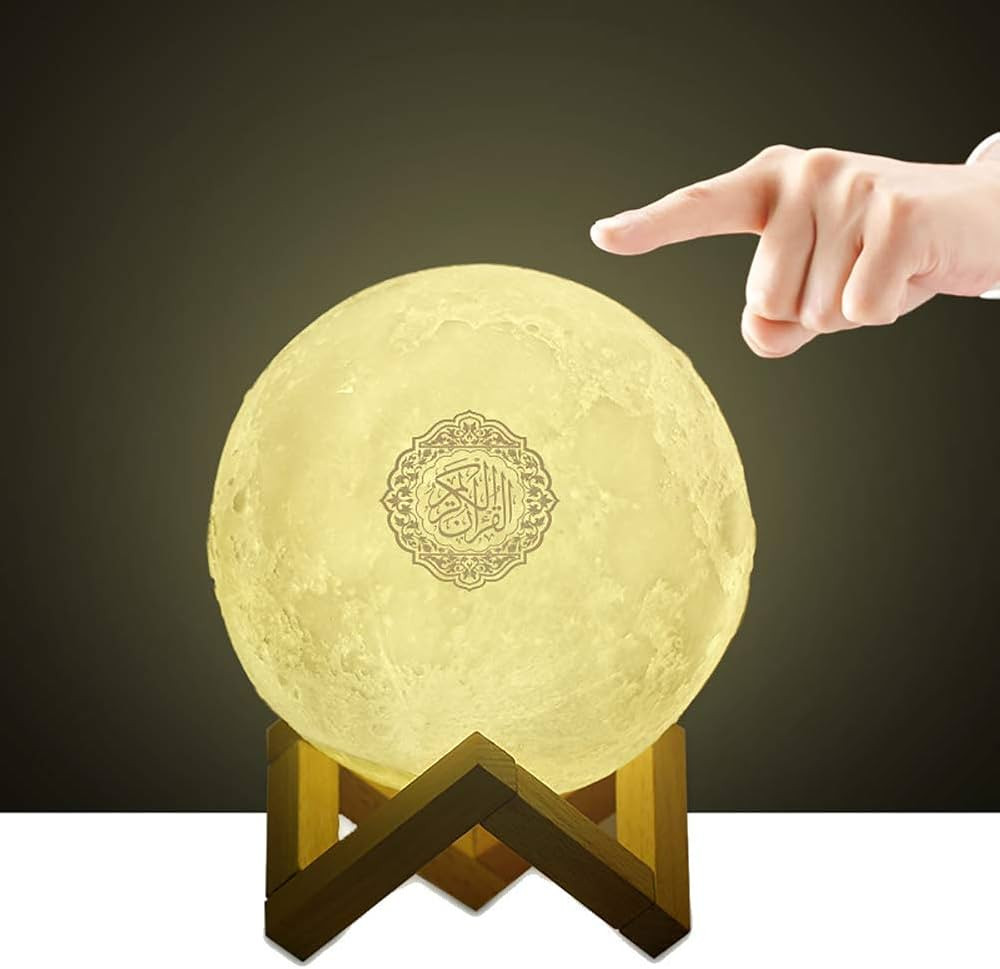 3D Moon Quran Speaker Light, Portable Quran Speaker APP Control Remote Small Moon Light Night Lig... | Amazon (US)