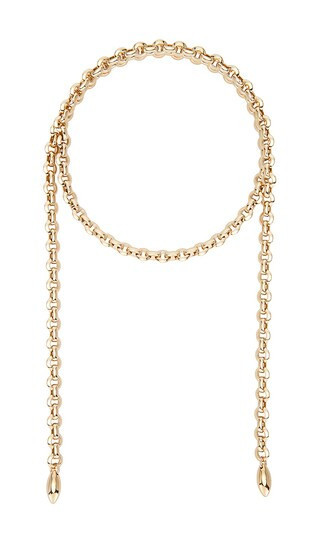 Jennifer Fisher 40 Link Wrap Around Necklace in Metallic Gold. | Revolve Clothing (Global)