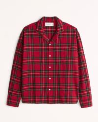 Women's Flannel Sleep Shirt | Women's Intimates & Sleepwear | Abercrombie.com | Abercrombie & Fitch (US)