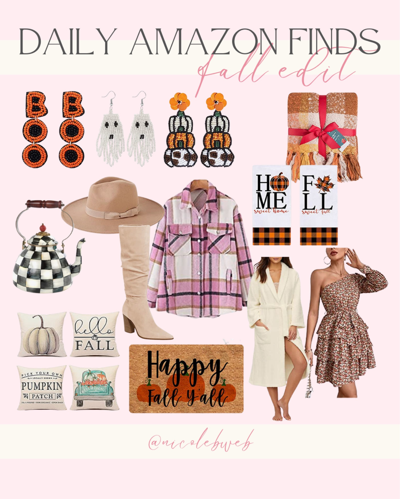 Daily Amazon Finds: Fall Edit 🍁🍂

Kitchen must-haves
For the home
Lounge wear 
Comfy shackets 
#healthygirlhabits #thatgirl 

#LTKhome #LTKSeasonal #LTKHalloween