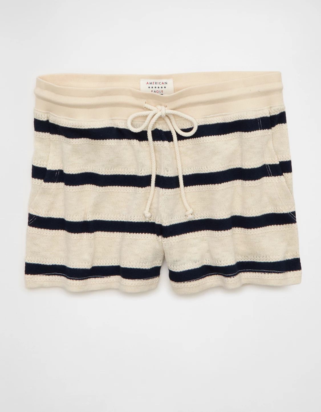 AE Striped Pull On Sweatshort | American Eagle Outfitters (US & CA)