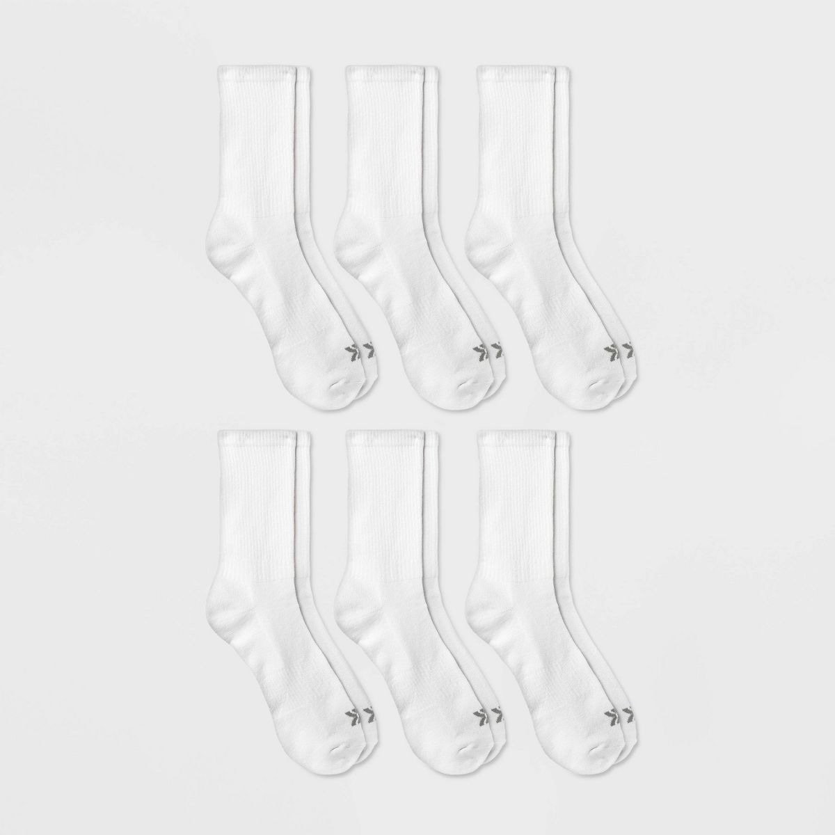 Men's Active Crew Socks 6pk - All in Motion™ | Target