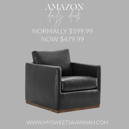 Mid century modern swivel accent arm chair for living room. On sale with Amazon daily deals! 

#LTKSpringSale #LTKsalealert #LTKhome