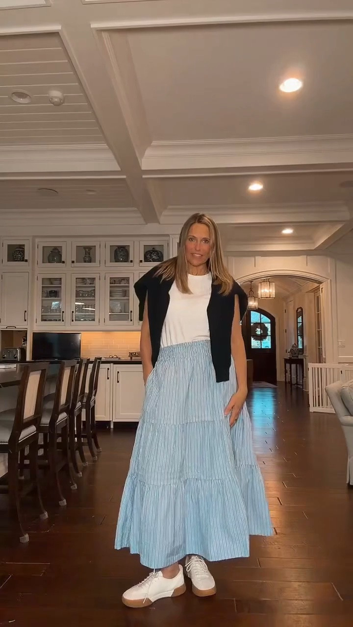 We’ve been reaching for this striped maxi skirt from Quince a lot lately. The stripes add just enough detail without feeling too busy, and it’s one of those pieces that works whether we’re keeping things casual or dressing it up a little.

#LTKootd #LTKgrwm #LTKdayinmylife