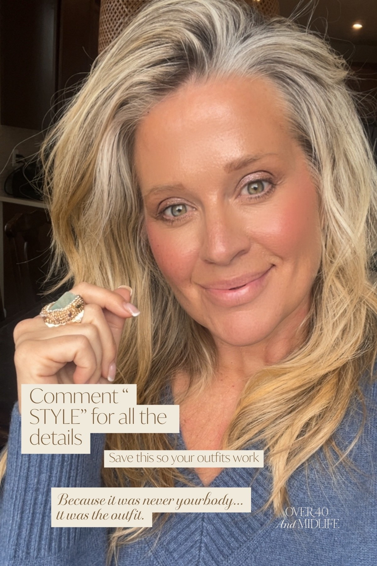  ✨Tap the bell, save and ❤️ for over 40 fashion, midlife style, midsize fashion and luxury looks for less. 

I used to think my outfits stopped working…

Same pieces. Same effort.
But somehow everything felt off.

The pants that should’ve been flattering… weren’t.
The dresses that looked easy… made me feel bigger.

And I couldn’t figure out why.

It wasn’t my body.
It was the way everything was sitting on it.

No structure.
No balance.
Nothing creating shape.

Once I started making small changes… everything shifted.

Adding a little lift.
Letting fabric skim instead of cling.
Balancing the proportions.

That’s it.

This is Outfit Physics.
And once you see it… you can’t unsee it.

Save this so your outfits actually work 🤍
Comment STYLE and I’ll send you my go-to pieces

👑 Helping you look good, feel good
– Lindsey Denver

Spring looks, Midlife style for real women who want to feel confident again. Over 40 fashion and over 50 style that works with changing bodies, perimenopause shifts, and real life. Think midsize fashion, Gen X style and up, body confidence, and mom outfits that feel polished, comfortable, and elevated...because style over 45 and over 50 should feel effortless, not stressful. 


Follow my LTK @Over40andmidlife on the @shop.LTK app to view this post and get my exclusive app-only content!

#liketkit #LTKPlusSize #LTKOver40 #LTKMidsize
@shop.ltk
https://liketk.it/6ar1V