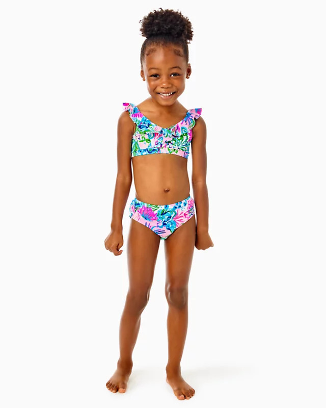 UPF 50+ Girls Mini Kasme Bikini | Lilly Pulitzer