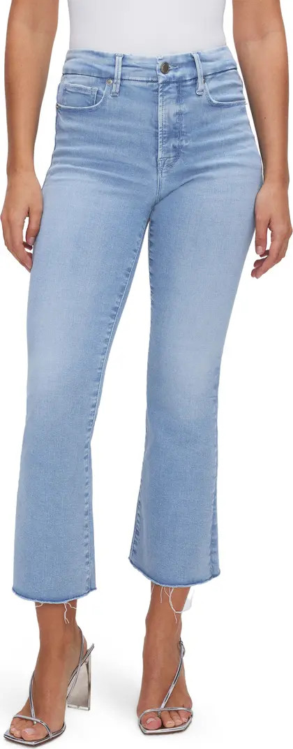 Good American Good Legs Crop Mini Bootcut Jeans | Nordstrom | Nordstrom