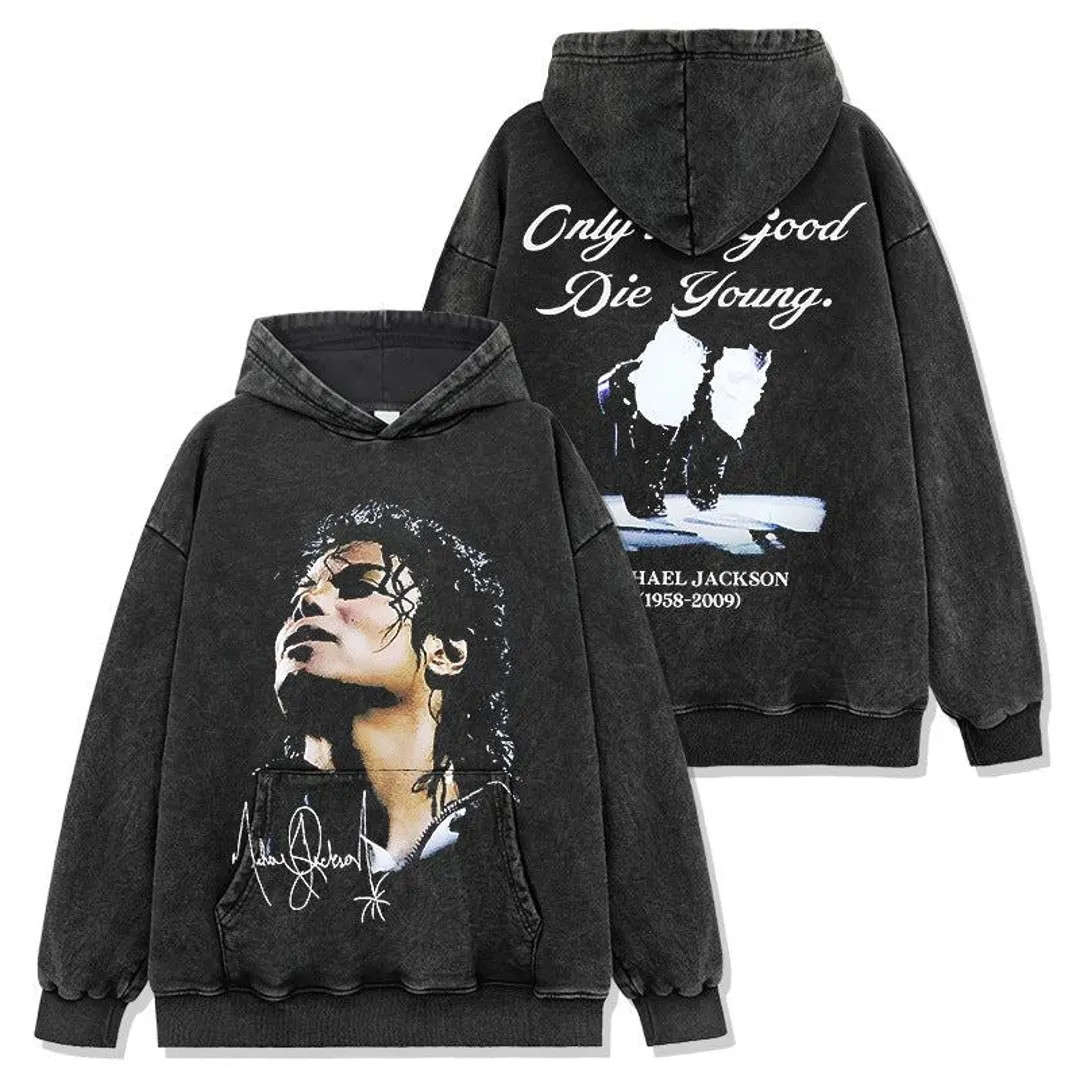 Vintage Michael Jackson Hoodie | Retro Pop King Graphic Crewneck | Music Streetwear Sweatshirt | Etsy (US)