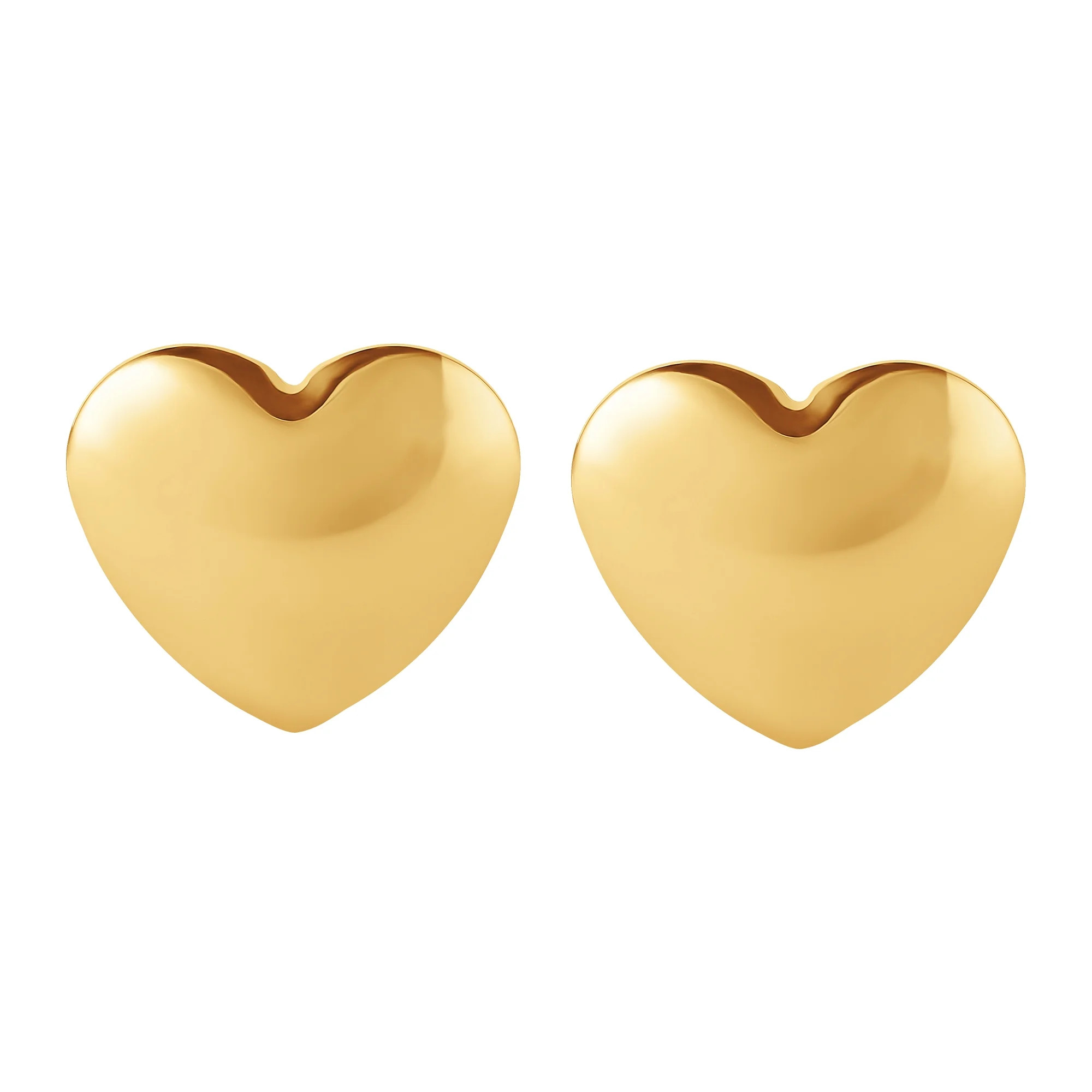 Jessica Simpson Women's Polished Heart Stud Earrings | Walmart (US)