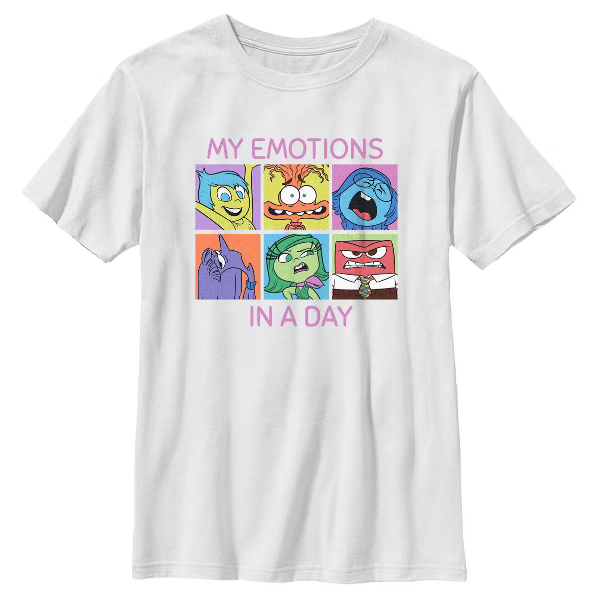 Boy's Inside Out 2 My Emotions in a Day T-Shirt | Target