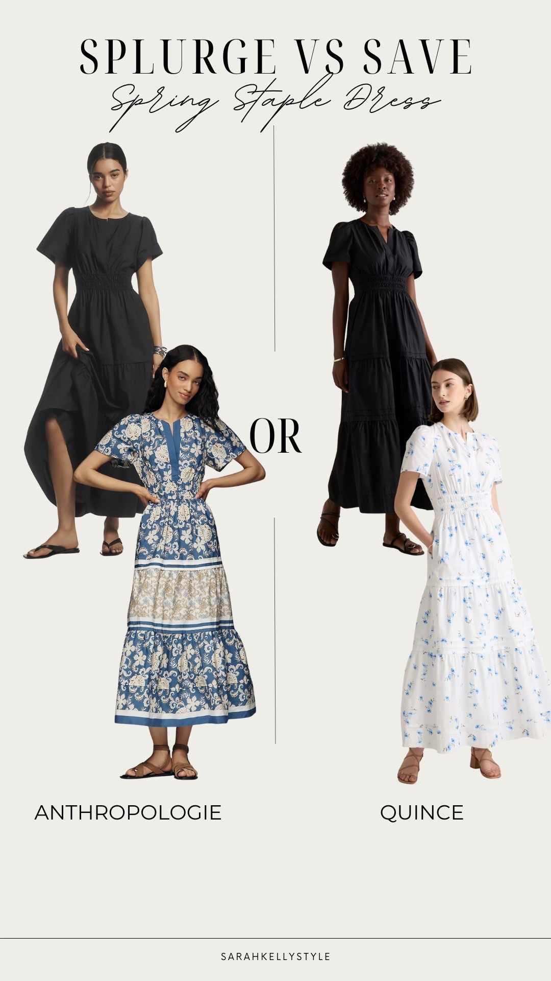 Splurge vs save on the perfect summer dress ☀️ Linked both so you can pick your price point and print! 

#LTKootd #LTKSeasonal #LTKOver40