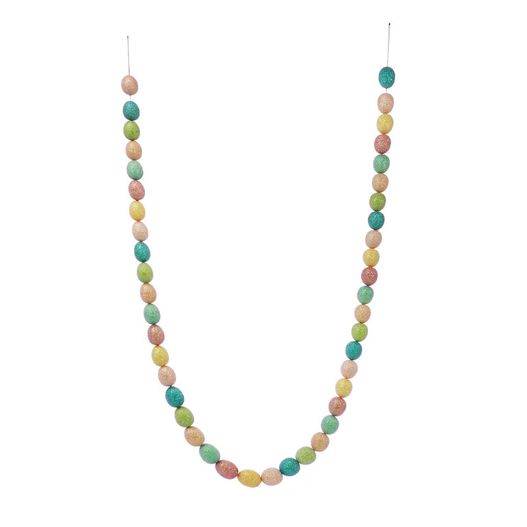 6ft. Glitter Egg Garland by Ashland® - Easter Home Decor - Walmart.com | Walmart (US)