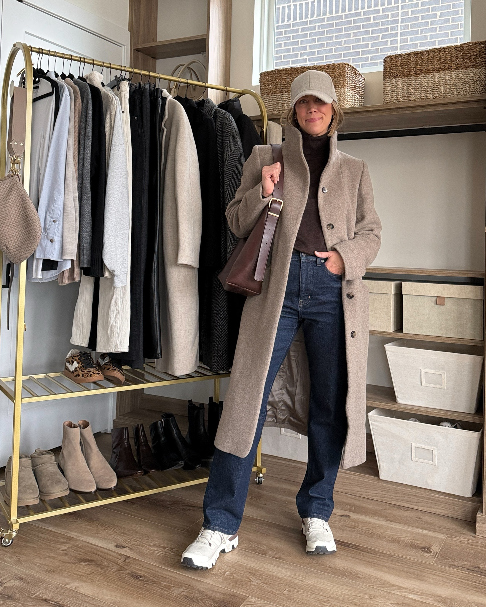 Wearing 26/regular jeans, small turtleneck, small wool coat, sneakers tts 

#LTKFindsUnder100 #LTKSaleAlert #LTKFindsUnder50