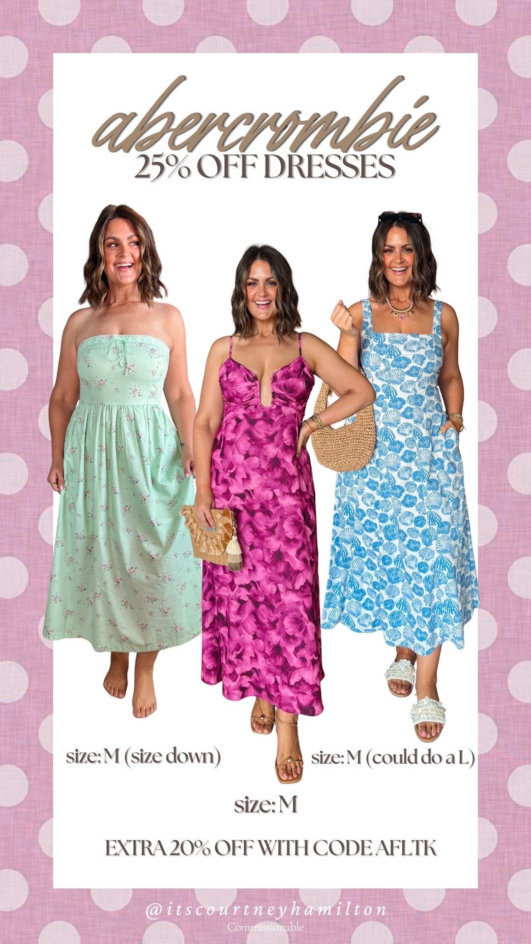 25% off dresses from Abercrombie! Use code AFLTK for an additional 20% off almost everything online! 🩷

#LTKxAbercrombie #LTKSeasonal #LTKSaleAlert
