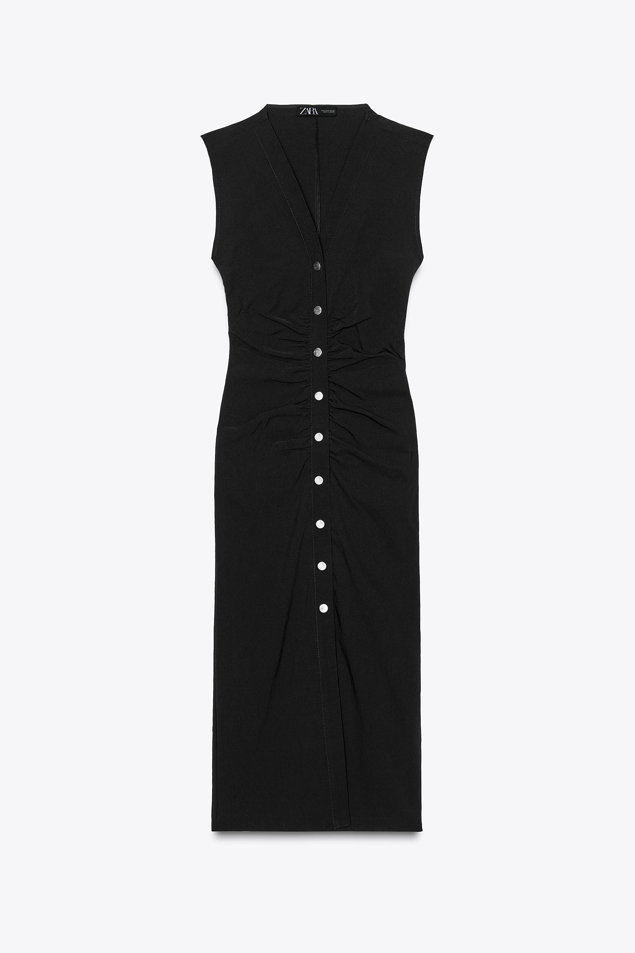 RUCHED MIDI DRESS | Zara US