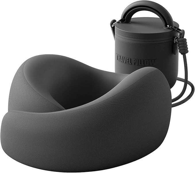 Travel Pillow - Memory Foam Neck Pillow Airplane, Neck Travel Airplane Pillow for Long Flight, Po... | Amazon (US)