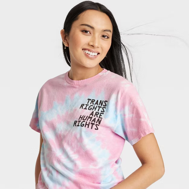 Pride Adult Trans Rights PHLUID Project Short Sleeve T-Shirt - Pink | Target
