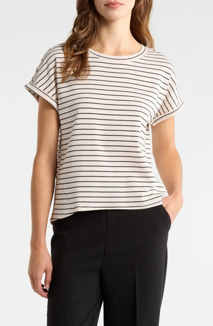 Stripe High Low Tee | Nordstrom