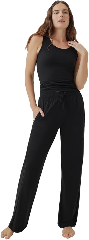 Pact Organic Cotton Women's Tank Tops, Scoop Neck Sleeveless Stretch Summer Tank Top for Women, 2... | Amazon (US)
