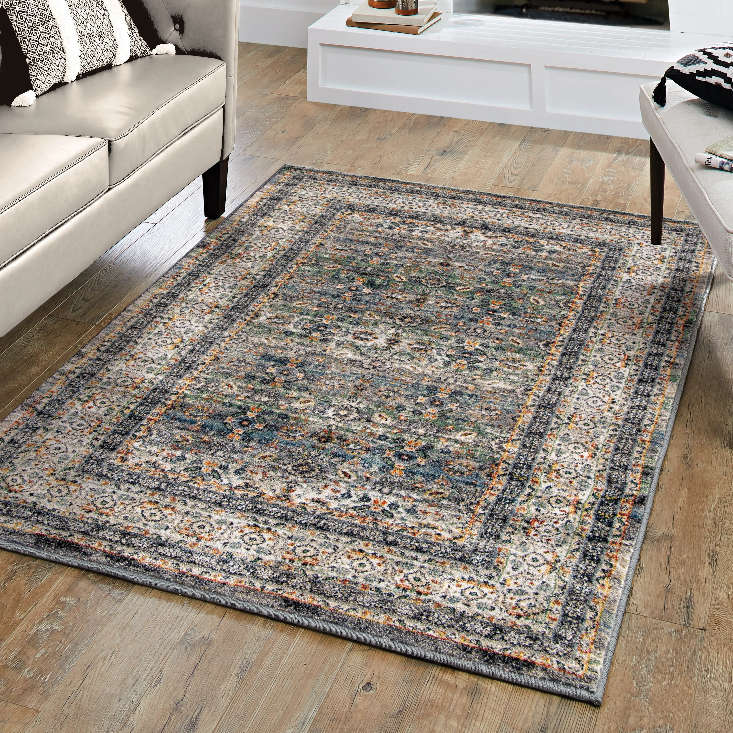 My Texas House Austin Area Rug, Multi, 5'3" x 7'6" - Walmart.com | Walmart (US)