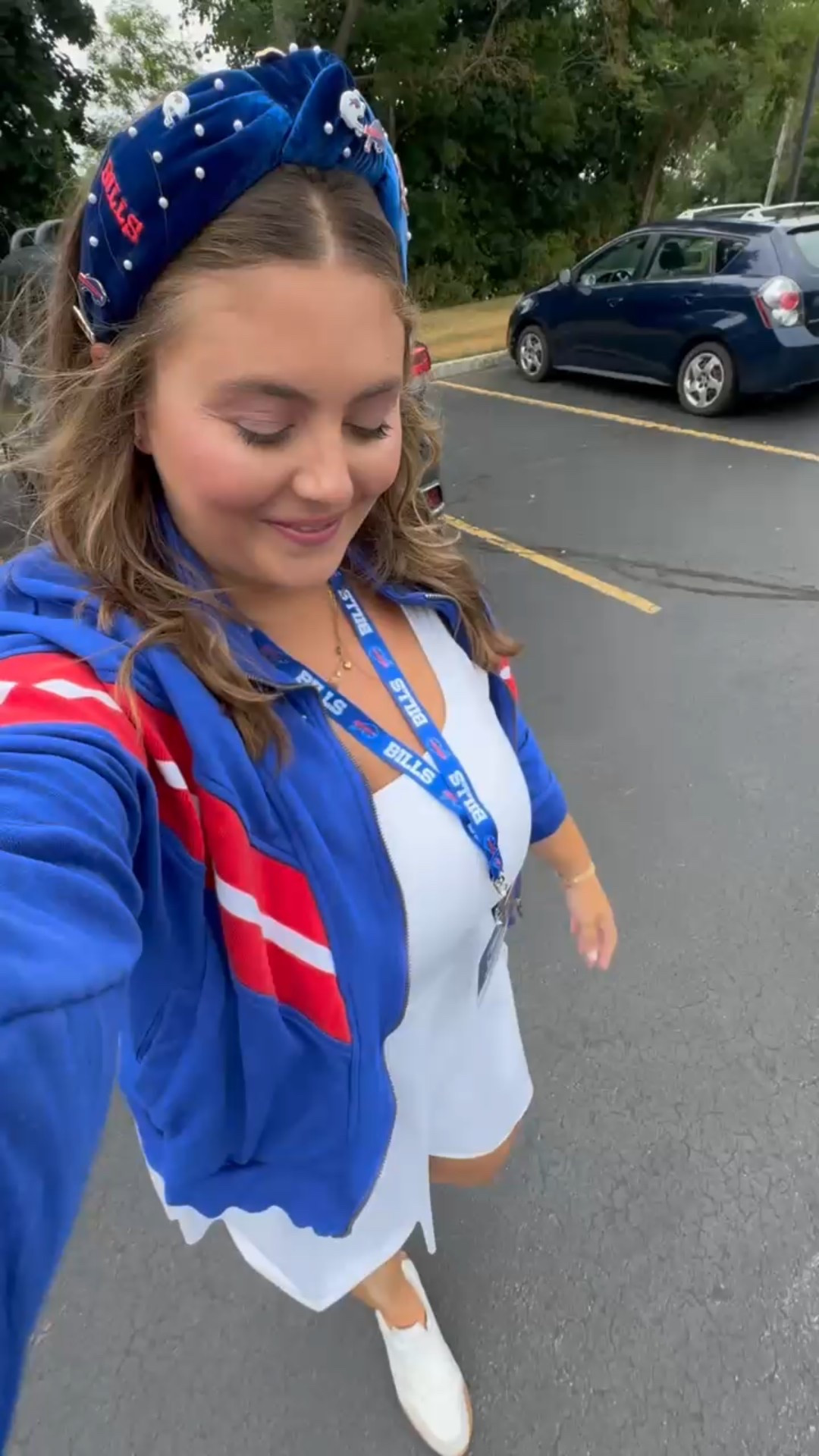 We’re back!! Hung out at training camp today and it was the perfect day. Headband is a splurge, don’t hate me but linked similar one that I also own and love! My dress is old Spanx, wearing 1X and sharing the new version! Wearing XLPlus in zip up. Use CARALYN15 at Spanx. Use CARALYNM at Cakes Body. 

#LTKMidsize #LTKStyleTip #LTKActive