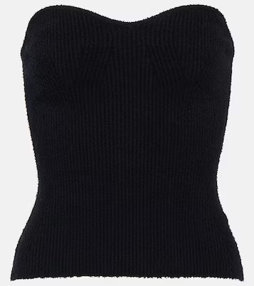 Ribbed-knit cotton-blend top | Mytheresa (US/CA)