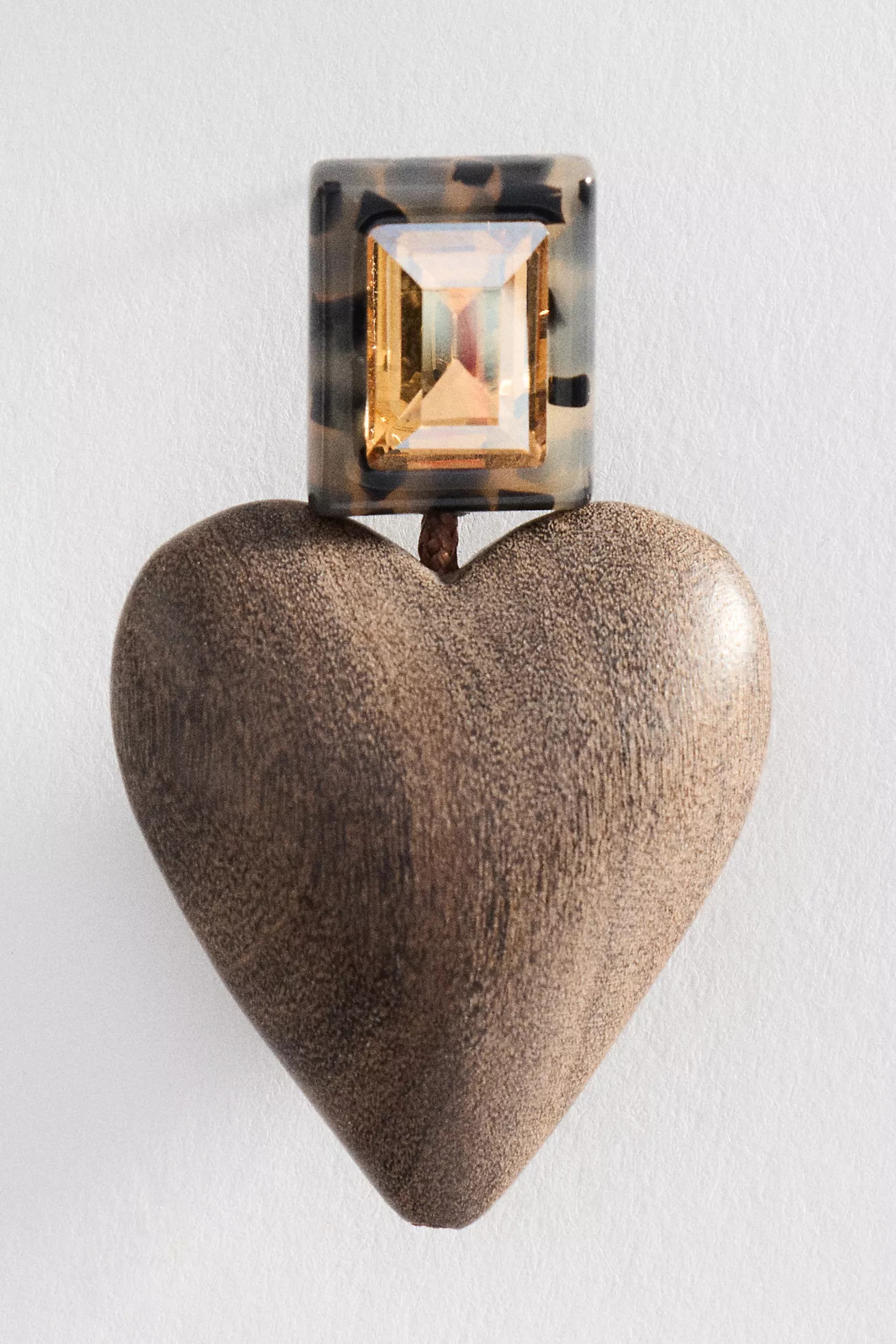 By Anthropologie Wood Heart Earrings | Anthropologie (US)