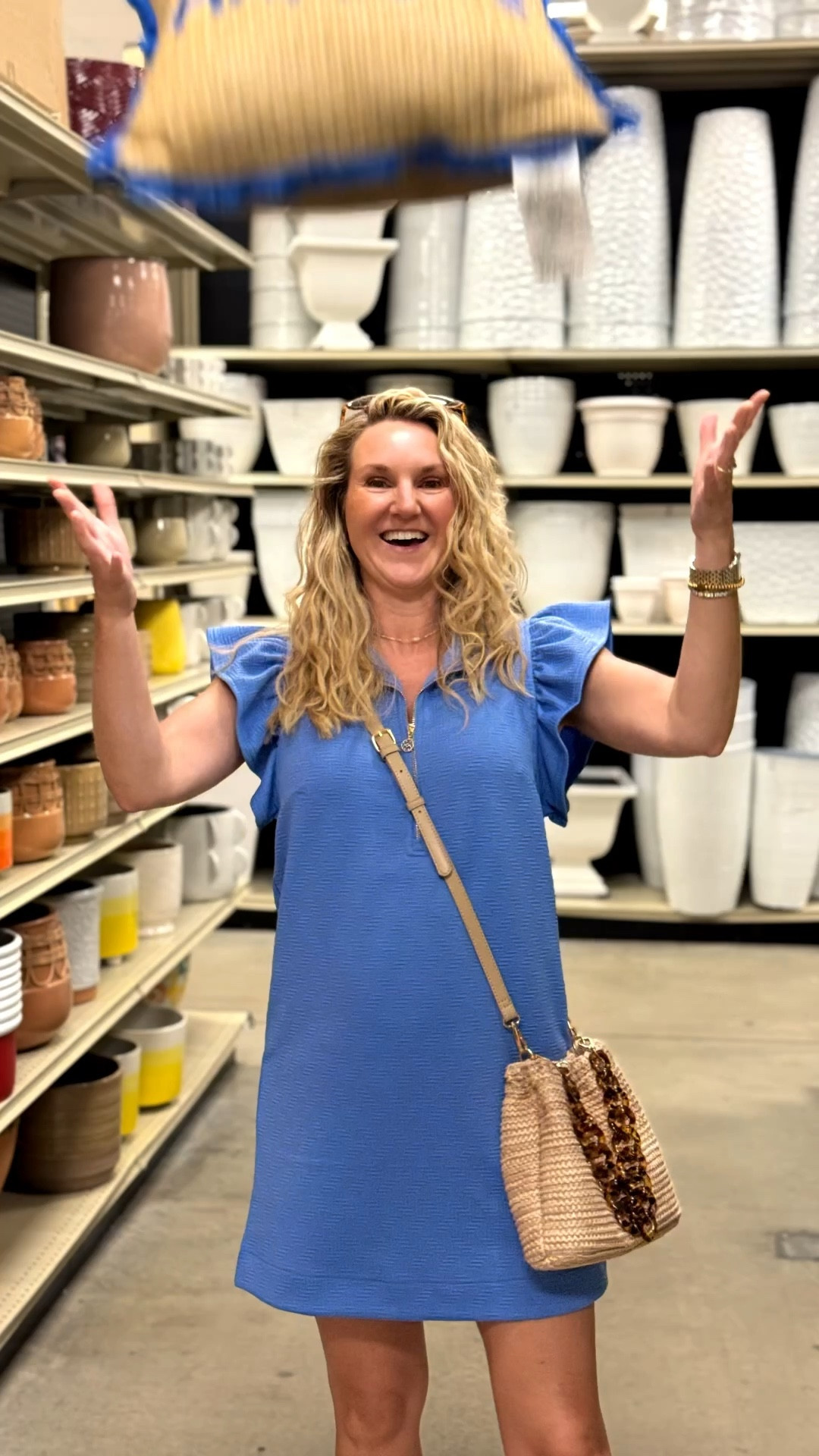 The cutest dress to throw on and go for school drop offs, errands, brunch, lunch, showers and more. 
True to size, wearing XS
@Mary Square #gifted

#LTKPetite #LTKmomlife #LTKOver40