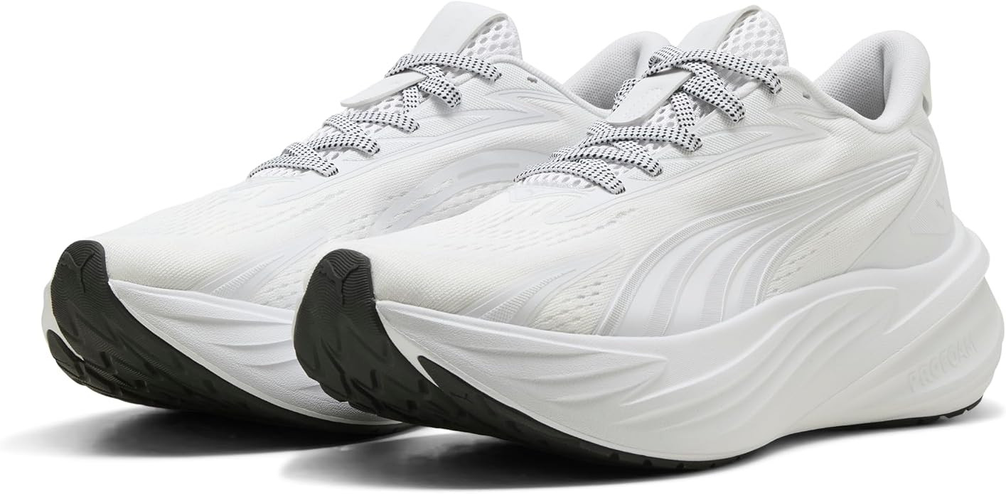 PUMA Womens Maxima Pro Lace Up Sneakers Shoes Casual - Off White | Amazon (US)