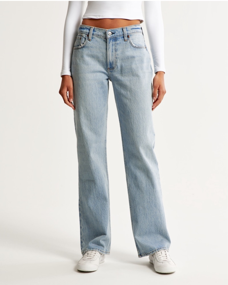 low rise baggy jean abercrombie 