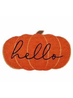 Shiraleah "Hello" Pumpkin Fall Doormat | Target